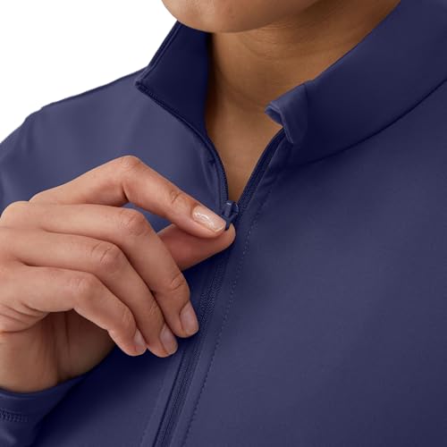 Hanes Women's Jacket, Moves Full-Zip Workout Jacket, Moisture-Wicking Outwear, Soft & Stretchy Athletic Wear for Women