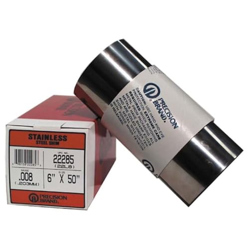 Precision Brand Shim Stock,Roll,Cold Low STL,0.0200 in 16600-1 Each