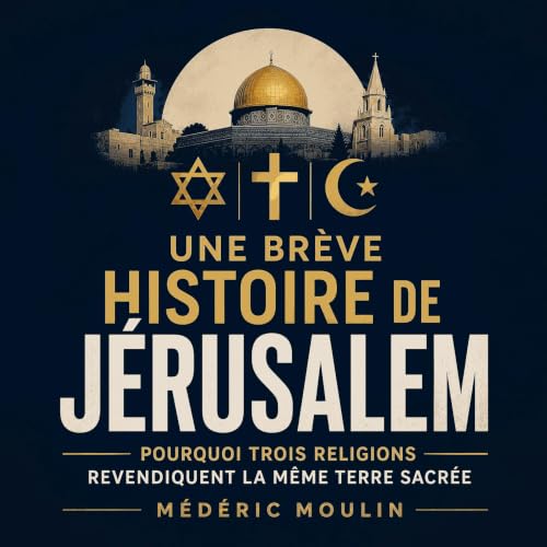 『Une br&egrave;ve histoire de J&eacute;rusalem : Pourquoi trois religions revendiquent la m&ecirc;me terre sacr&eacute;e』のカバー