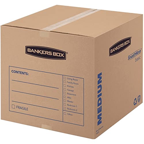 Bankers Storage BoxÂ® SmoothMoveâ¢ Corrugate Basic Moving & Storage Boxes, 16