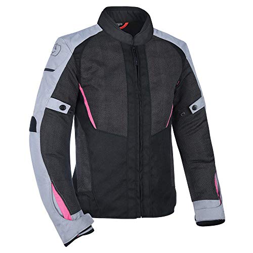 Oxford Chaqueta Moto Impermeable Para Mujer Iota 1.0 Air Stealth-Negro (Eu 46 / Us 14, Negro)