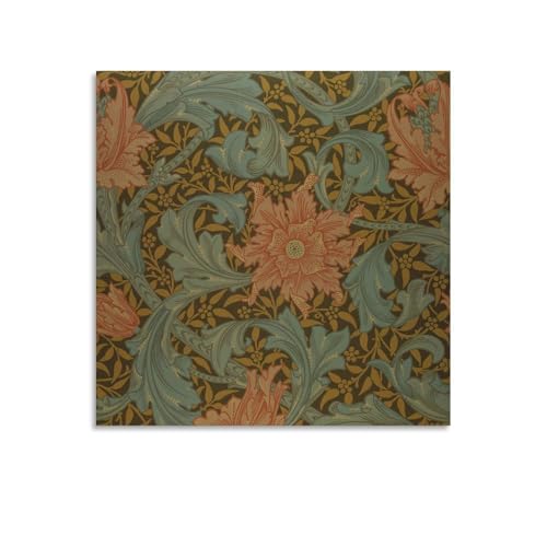 Impression sur toile William Morris déco salon tableau mural 60x60