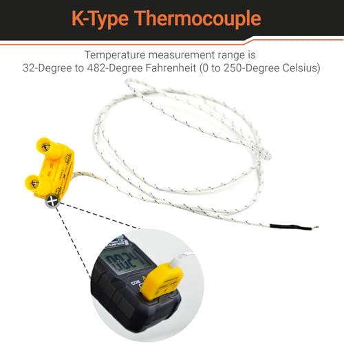 Image of ZIBOO 69028 Replacement Thermocouple,Compatible with Klein Tools multimeters and clamp Meters