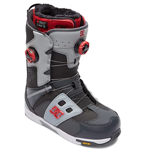 DC Phantom Snowboard Boots Grey/Grey/Red 11.5 D (M)