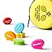 BusyBee Vibration Dampener in Fun Zipper Pouch (Pack of 2, 12 dampeners Total). Best Tennis Shock Absorber