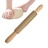 Kleines Nudelholz – Praktische Dickenführungsringe | Teigroller, Dessertladen-Nudelholz, für Zuhause, Nudelladen, Dessertläden und Backen von Pizza, Pasta, Kekse, Pasta und Keksnadeln