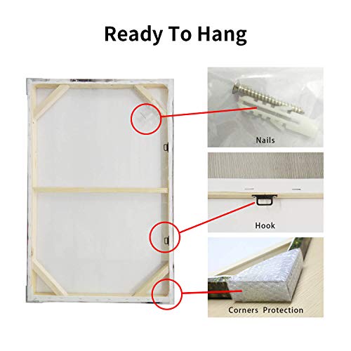 Hardy Gallery World Map Wall Art Print: Old Blue Painting Print On Wrapped Canvas Wall Decor For Office Living Room (36''X24''X1Pcs) #TOP6