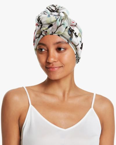 Image of GERINLY Scarfs for Women Lightweight Cotton Feel Scarves Floral Birds Print