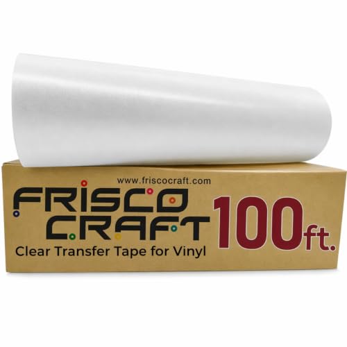 Image of Frisco Craft C-370 Clear Transfer Tape for Vinyl 24 inch x 100 Feet