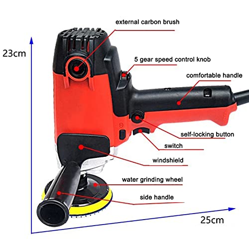 Rufato Car Polishing Machine Car Polishing Machine Floor Polishing Machine Vertical Water Grinding 900W Water Polishing Machine Polishing #TOP1