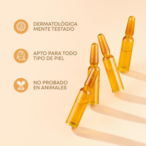 Noche y Día - Pack Regalo Pure Vitamin C Anti-Ox - Crema Facial 60 ml, Serum 30 ml y 5 Ampollas 2 ml - Máxima Hidratación - Hombre y Mujer - Todo Tipo de Piel - Cruelty Free