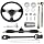 11.8‘’ Steering Wheel 16.5'' Gear Rack Pinion Kit
