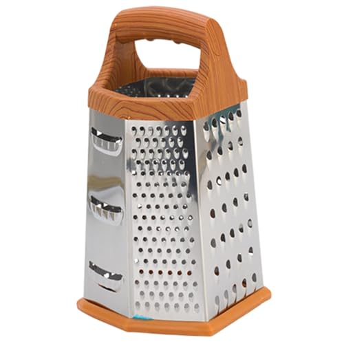Rallador de caja de acero inoxidable multifuncional 6 lados miniatura 1