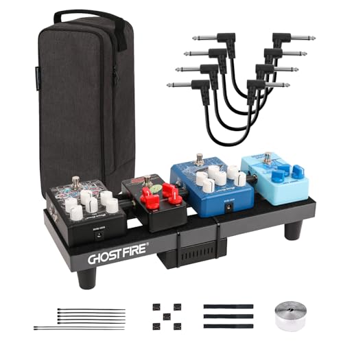 Ghost Fire Guitar Pedal Board Aluminum Alloy 0.9lb Super light Effect Pedalboard 14.9"*5.5"with Carry Bag,SPL-1.5 by GHOSTFIRE - Used condition - US$26.59