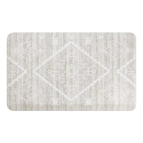 House of Noa Nama Standing Mat – Anti-Fatigue Cushioned Kitchen Mats for Floor | Ergonomic Bounce-Back Foam Kitchen Mats | Anti-Fatigue Mats for Kitchen & Standing | Ula Driftwood | 22