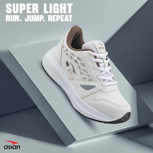 Image of ASIAN Adventure-56 Kids Running Shoes | Stylish Sports Sneakers with Memory Foam, Breathable Mesh Shoes | Anti-Slip Grip Sole for Daily Use, School & Travel