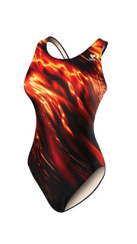 Maillot TYR pour Femme Neptune Maxback résistant au chlore et durable