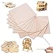 Produktbild qianqian Balsabretter,Balsaholz Platte Sperrholz,Unlackiertes Linden-Sperrholz,Sperrholzplatten,Dünnes Balsaholz,für DIY Handwerk,Modellbau,Pyrographie Kunst, Laser-Gravur, Schnitzen,Malen.