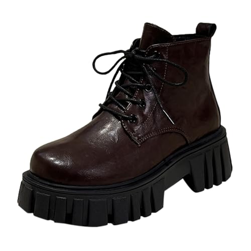 Bottes à lacets cuir respirant finies les douleurs aux pieds grande taille