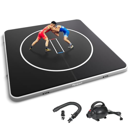 FBSPORT Inflatable 4 Inch Wrestling Mat