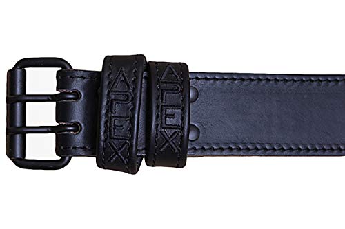 Gunsmith Fitness Apex Lifting Belt - Ultra Premium Handmade, All Black Olympic & Powerlifting (Olympic 6/7mm Double Prong, XXL) - Image 2