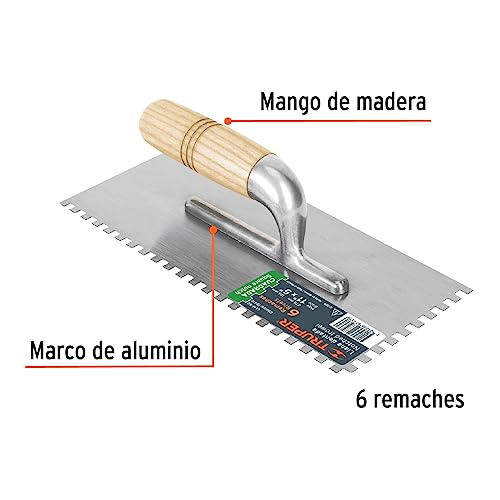 Llana dentada 3mm 14 llana dentada 3mm marca TRUPER (2)