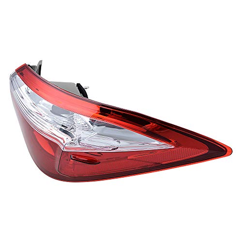 Anzio Compatible With 2014-2016 Corolla Right Passenger Side Rear Tail Light Stop Brake Lamp Cover #TOP4