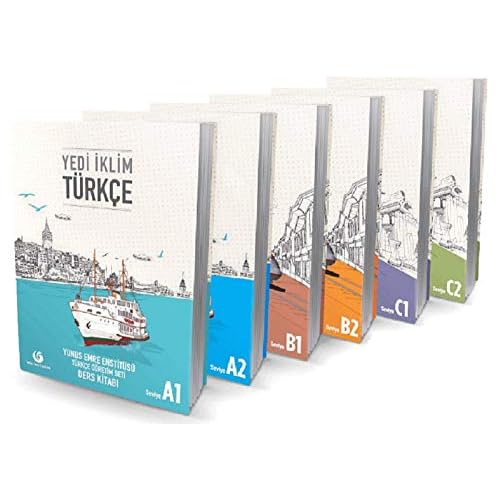 Yedi iklim (Turkish Language Full Course): 6 Books, 6 levels - A1 A2 B1 B2 C1 C2