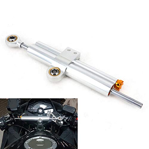 FidgetGear Universal CNC Motorcycle Steering Damper Transverse Stabilizer Wobble Control 1x