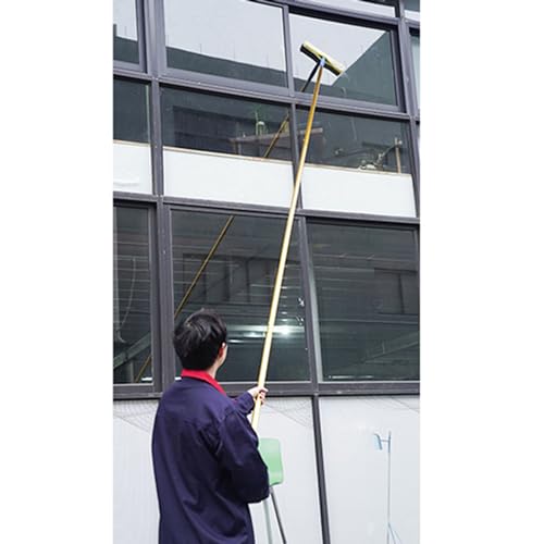 Outil de nettoyage de vitres pour verrière et fenêtres hautes de maison