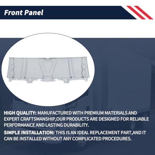 Promrmr Front Panel Compatible with Isuzu NPR/NQR/NRR 2008 2009 2010 2011 2012 2013 2014 2015 2016 2017 2018 2019 2020 2021 2022 2023 Replace 98049316 Steel White by Promrmr - Used condition - Image 6