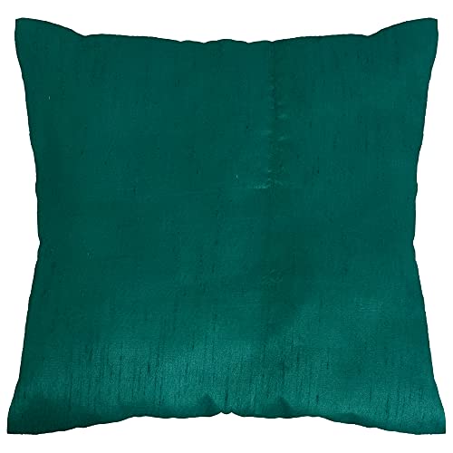 Rajwada-Fashion Indian Ethnic Decorative Dupin Silk Pillow Cushion Cover Set Of 5 Pcs Size 16 X 16 Inch. #TOP3