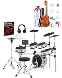 AKLOT Ukulele with Acoustic-Style Electric Drum Set