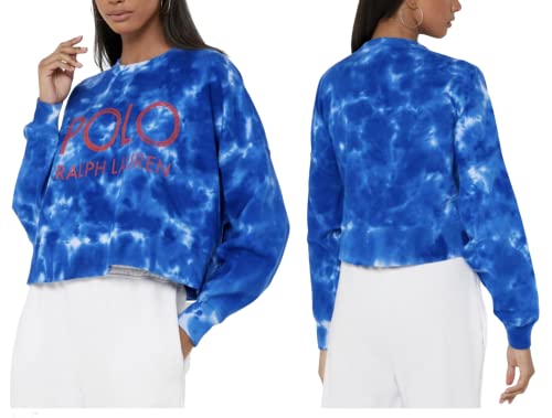 Polo Ralph Lauren French Terry Batik Sweatshirt Sweater Jumper Pullover...