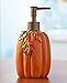 Primitive Pumpkin & Stars Fall Autumn Bathroom Shower Curtain Bath Decor (soap pump)