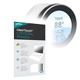 BoxWave Screen Protector Compatible With WOWNOVA Circular Temp Monitor (2.1 in) - ClearTouch Crystal Privacy (2-Pack), Privacy Screen Protector Flexible Film Clear