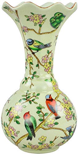 Vase florale bureau en céramique blanche style épuré