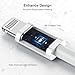 1STCHAMP Lightning Extension Cable for iPhone iPad, [MFi Certified] 6.6FT iPhone Extension Cord Cable Charging Sync Video & Audio Male to Female Connector, Support Charge+Audio+Video+Data Transfer