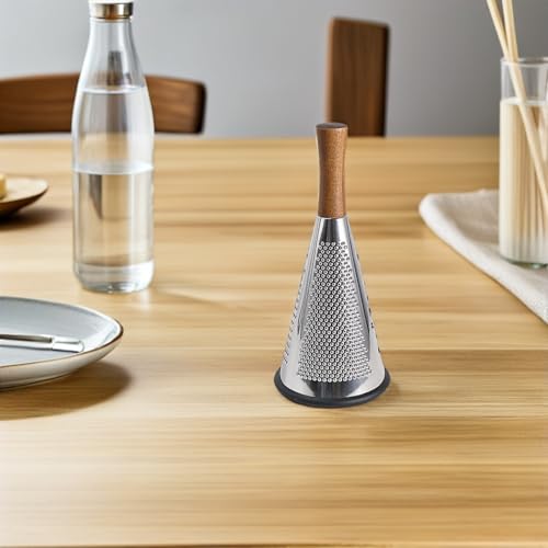 Rallador Manual con Mango Ergonómico de Acero y Madera miniatura 5