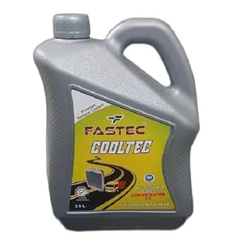 Fastec Lubes Coolant for Petrol, Diesel and CNG Vehicles | Generator & Heavy Duty Vehicles | Compatible with Car and Truck | Fastec Radiator Coolant Oil Size-3.5 L