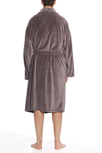 #followme Ultra Soft Plush Robe for Men with Shawl Collar3