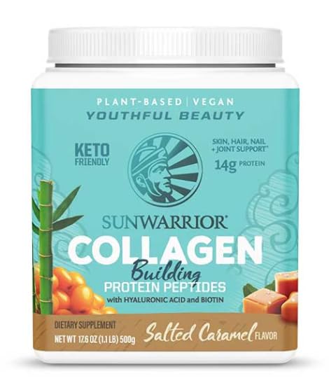 Collagène Warrior Protein Warrior à base de plantes, caramel salé 500 g