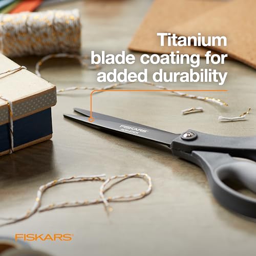 Fiskars 8" Non-Stick Titanium SoftGrip All Purpose Scissors for Office - image 2
