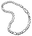.925 Italian Sterling Silver Figaro 3+1 Chain Necklace, 4 mm in Width