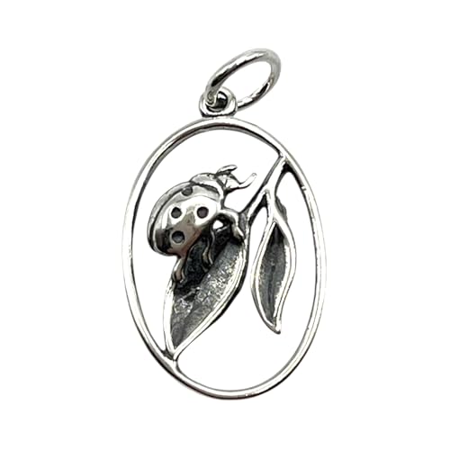 KEVIN N ANNA Ladybug On Leaf Charm image