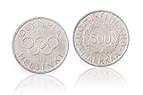  Unbekannt Helsinki Olympic Silver Coin Year 1952 Finland (original)