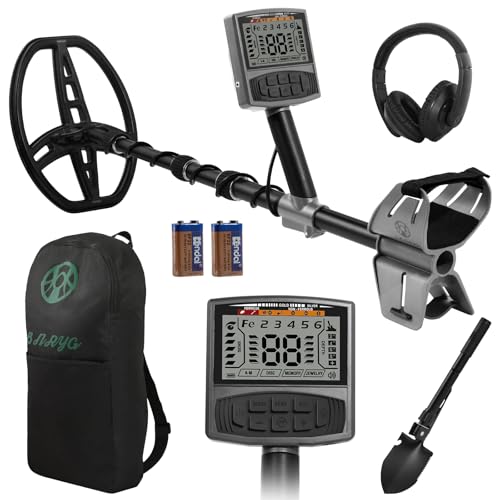 Metal Detector for Adults Waterproof - Metal Detector Professional Gold and Silver, Higher Accuracy, Bigger LCD Display, 5 Mode, 12