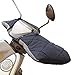 Housse de poignée de Moto 1 Paire de Gants de Guidon Moto Coupe-Vent Hiver épais Chaud Manchons de Guidon Gants de Couverture Thermique pour Motos, Scooters