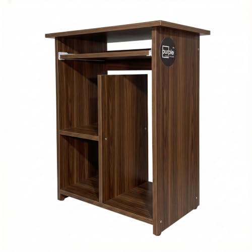 Image of Purple Furniture Engineered Wood Elite Home Office Computer Table,Study Desk,Writing Desk and Lap Desk for Students,Kids and Adults(Matte Finish, Do-It-Yourself, Small) (Classic Walnut)
