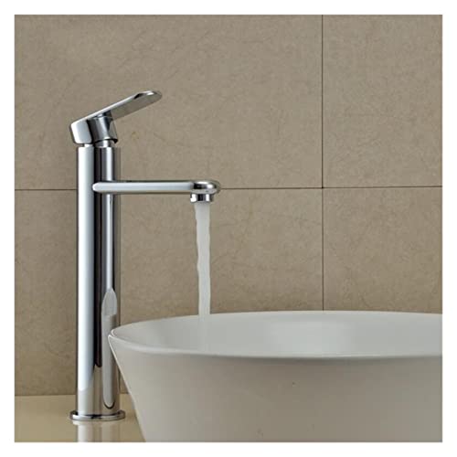 Grifos de lavabo anticorrosión en latón largo para evitar salpicaduras 2